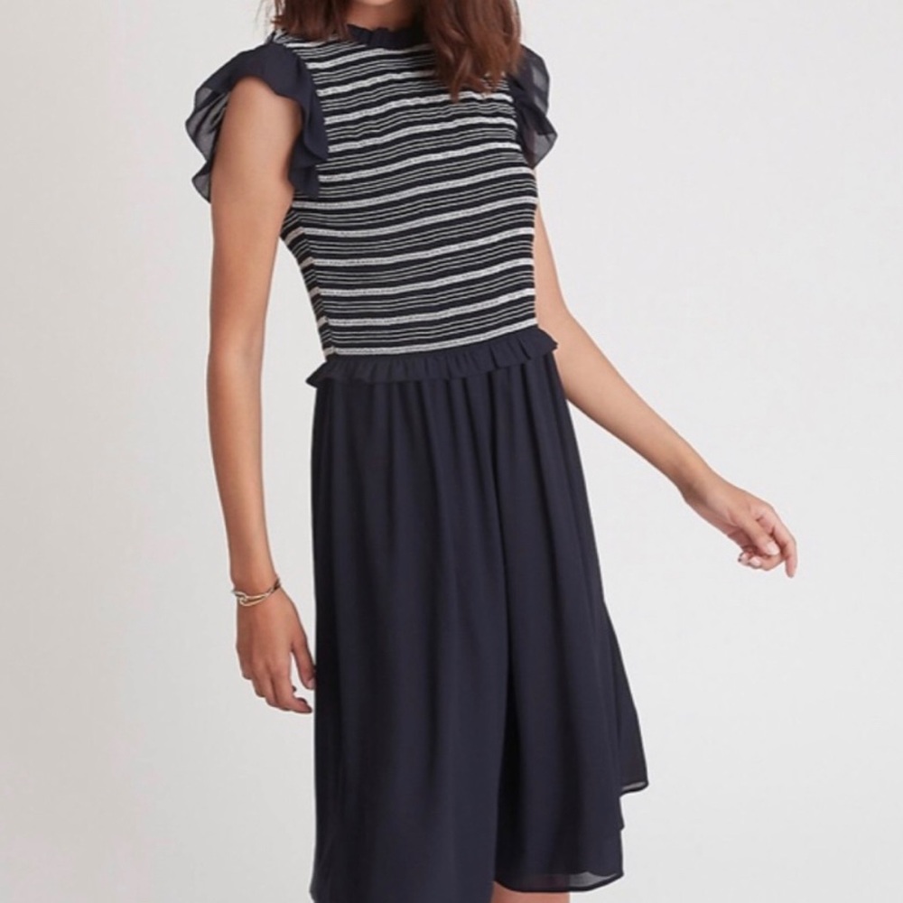 Ann Taylor Smocked Bodice Dress